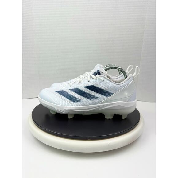 Adidas Adizero Instinct TP Womens Size 8.5 White Blue Softball Cleats IH3473 NEW - Picture 1 of 11
